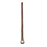 Heavy Duty Brown Tooled Leather Western Belt - Rockmount Ranch Wear - Flyclothing LLC