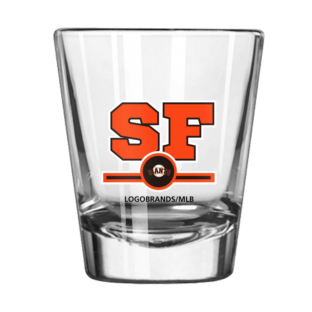 San Francisco Giants 2oz Letterman Shot Glass - Logo Brands - Flyclothing LLC