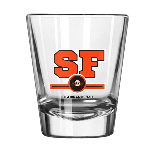 San Francisco Giants 2oz Letterman Shot Glass - Logo Brands - Flyclothing LLC
