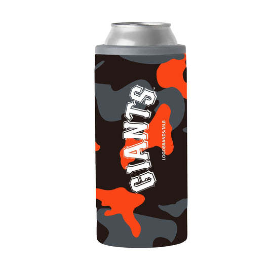 San Francisco Giants 12oz Camo Slim Can Coolie - Logo Brands - Flyclothing LLC