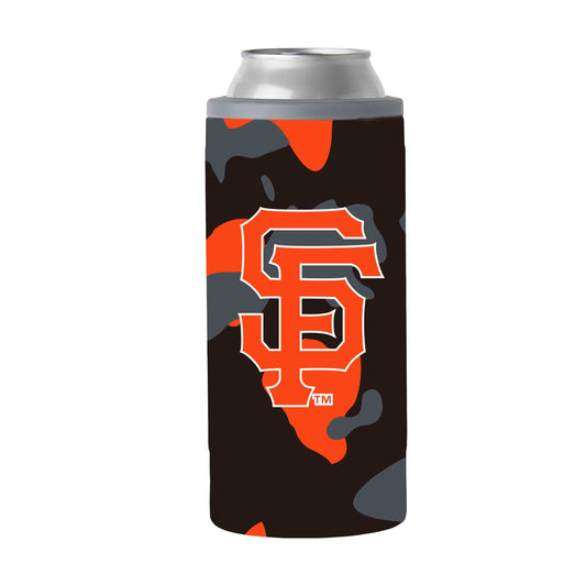 San Francisco Giants 12oz Camo Slim Can Coolie - Logo Brands - Flyclothing LLC