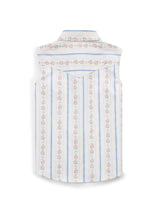 Girl's Ely Walker Horseshoe Wallpaper Floral Print Sleeveless Shirt - Ely Cattleman - Flyclothing LLC