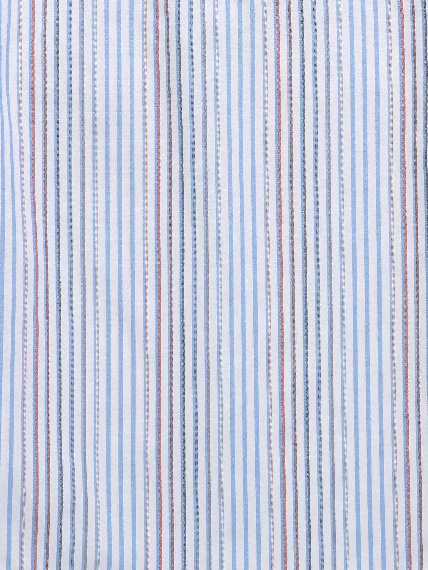 Girl's Ely White Multi Stripe Short Sleeve Shirt