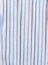 Girl's Ely White Multi Stripe Short Sleeve Shirt