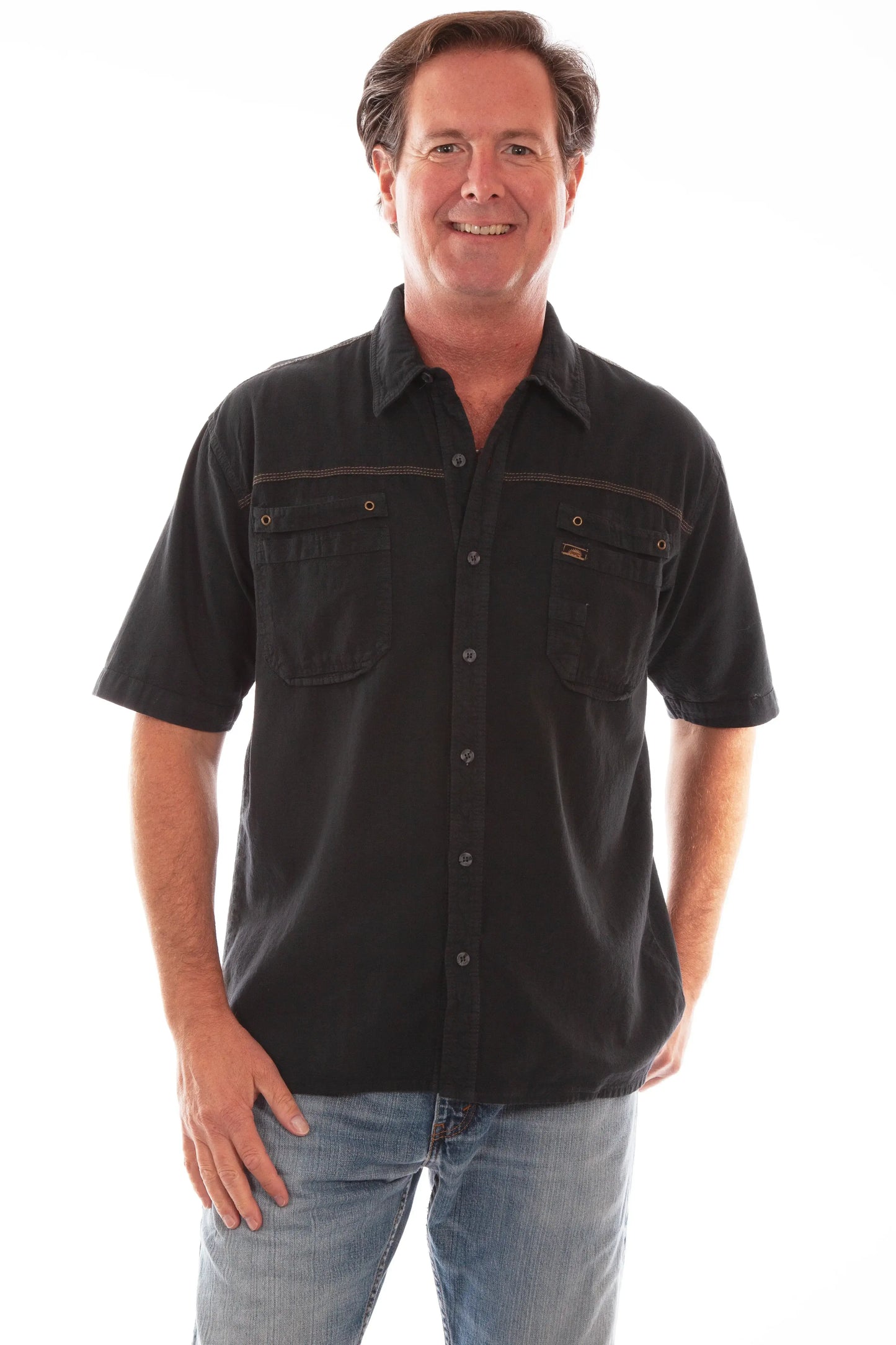Scully Leather Gun Metal Kalahari - 5256-GUN - Scully Leather - Flyclothing LLC