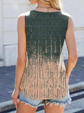 Printed Scoop Neck Wide Strap Tank - Trendsi - Flyclothing LLC