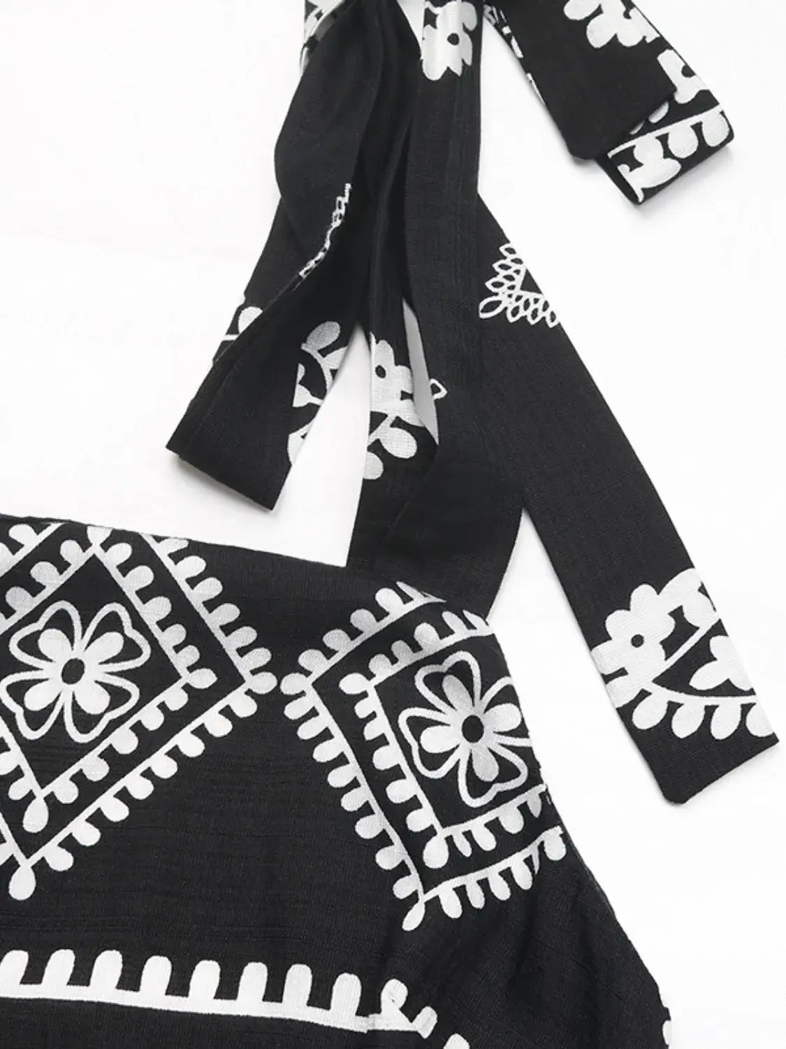 Printed Square Neck Maxi Cami Dress - Trendsi - Flyclothing LLC