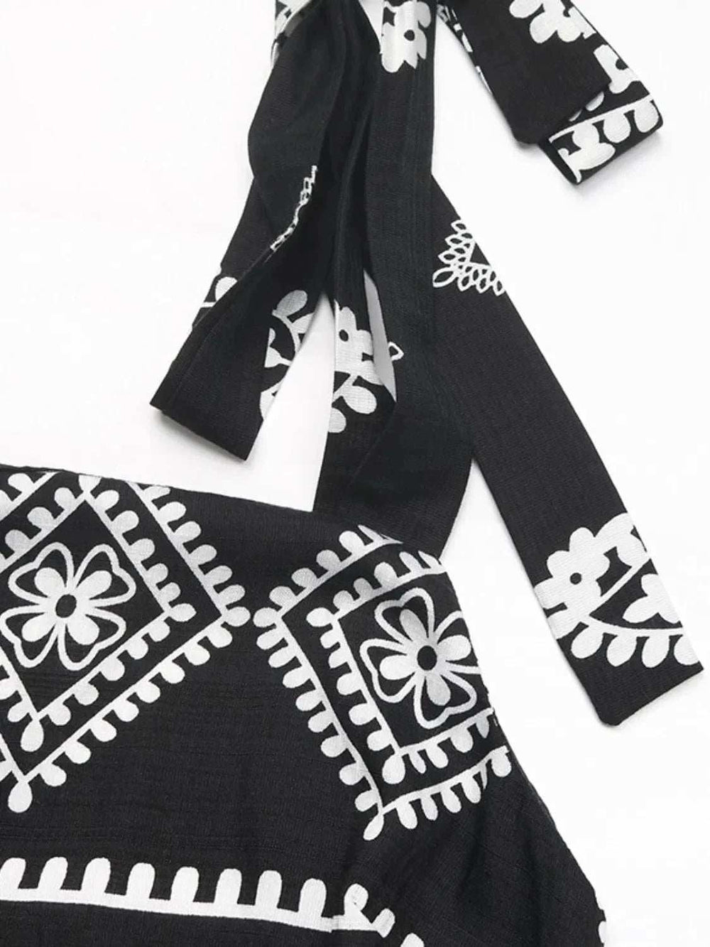 Printed Square Neck Maxi Cami Dress - Trendsi - Flyclothing LLC