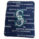Seattle Mariners Classic Fleece Throw - Logo Brands - Flyclothing LLC