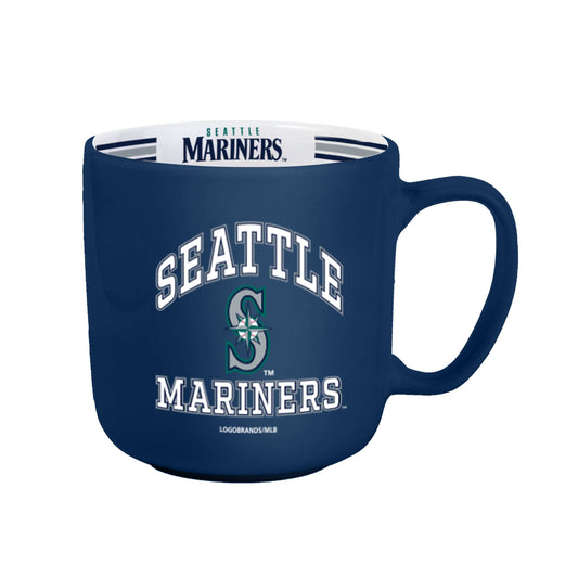 Seattle Mariners 15oz Stripe Mug - Logo Brands - Flyclothing LLC