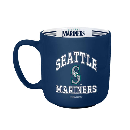 Seattle Mariners 15oz Stripe Mug - Logo Brands - Flyclothing LLC