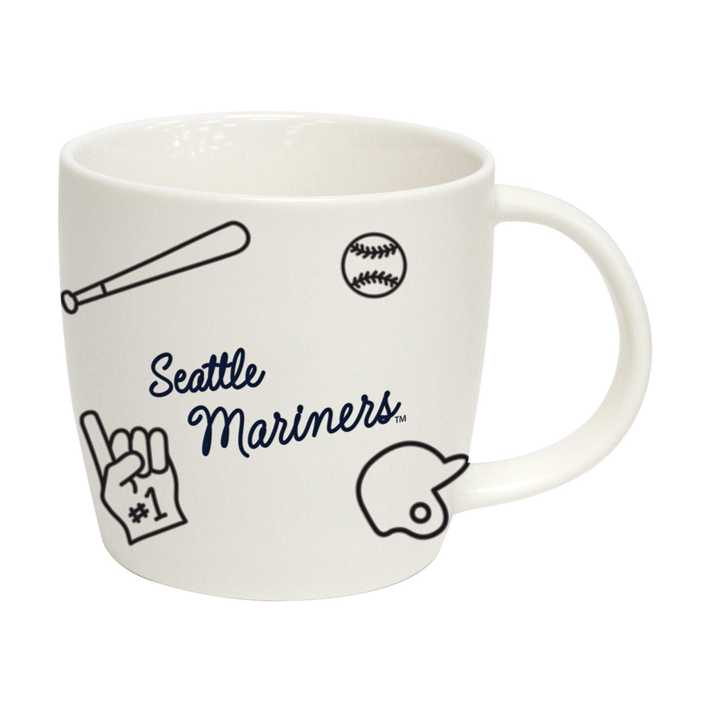 Seattle Mariners 18oz Playmaker Mug - Logo Brands - Flyclothing LLC