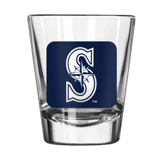 Seattle Mariners 2oz Cube Shot Glass - Logo Brands - Flyclothing LLC