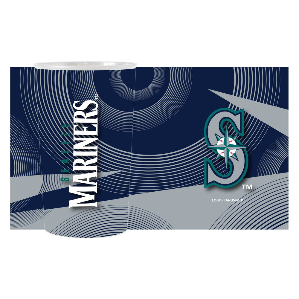 Seattle Mariners 4pk Geometric 22oz Hardwall Cup - Logo Brands - Flyclothing LLC