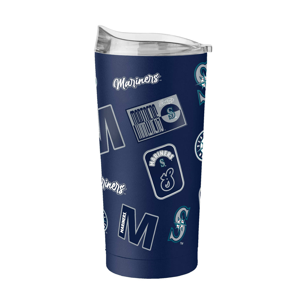 Seattle Mariners 20oz Dreamweave Powder Coat Tumbler - Logo Brands - Flyclothing LLC