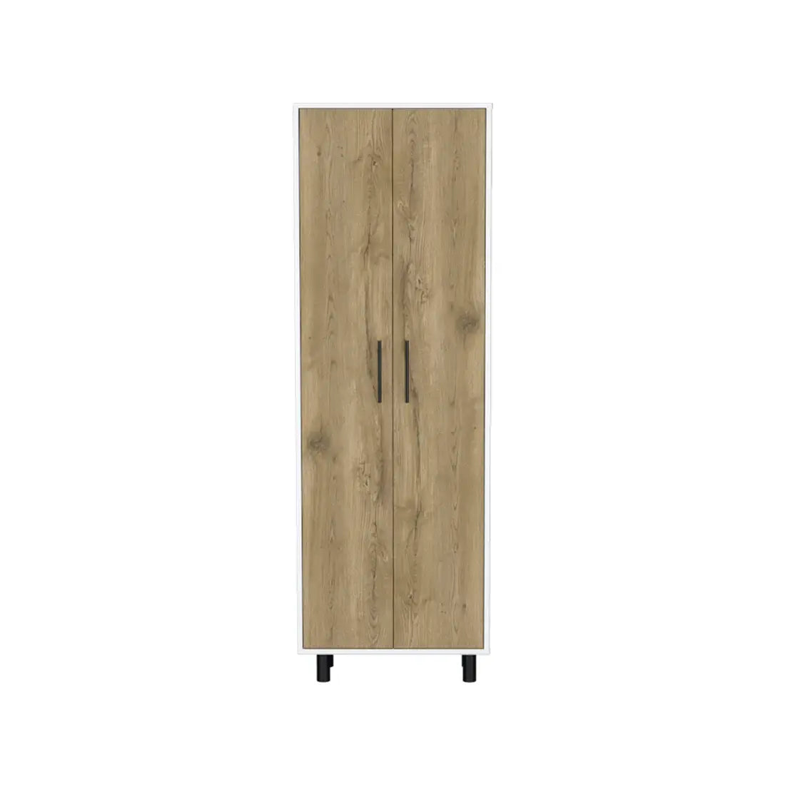 71" Beige Wood Two Door Pantry Or Storage Closet - Homeroots - Flyclothing LLC