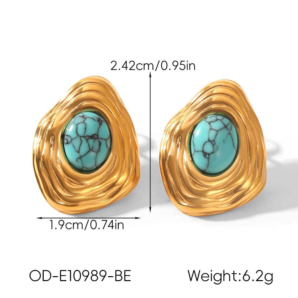 Vintage Personalized Non-fading Titanium Steel Earrings For Women - My Store - Flyclothing LLC