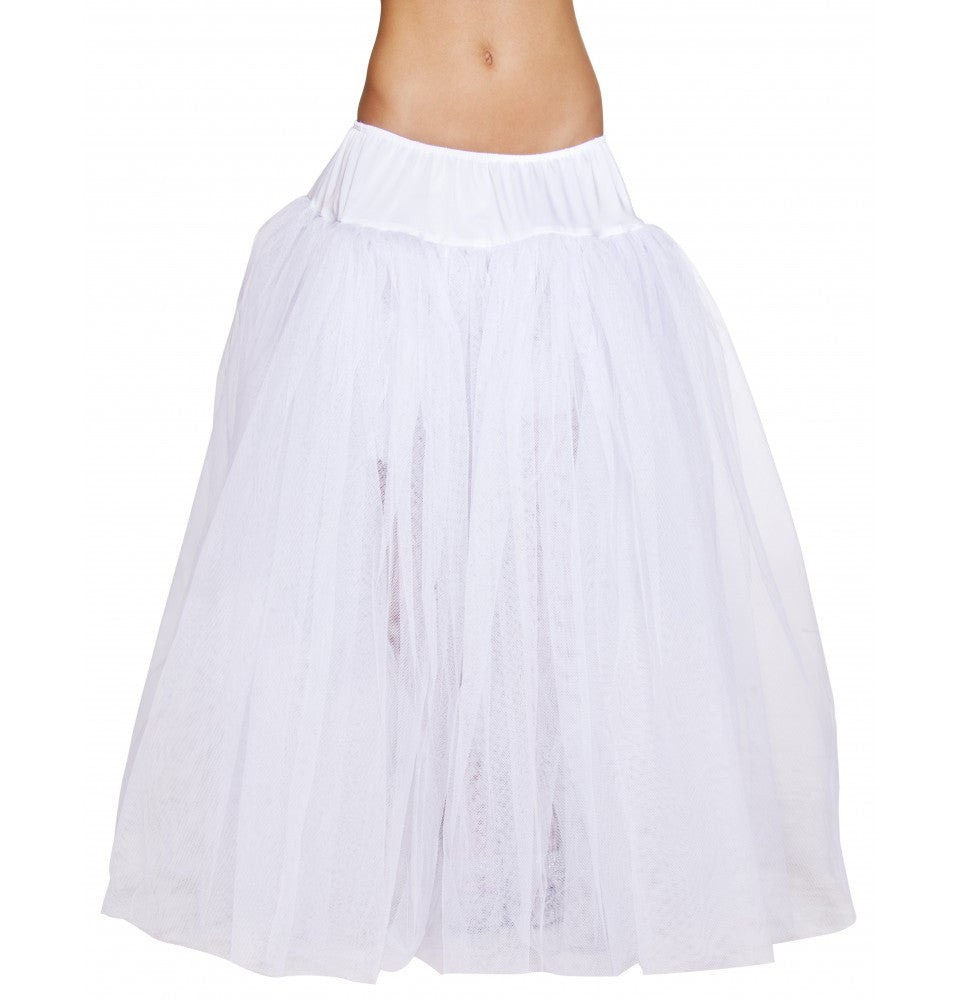 Roma Costume Full Length White Petticoat Costume 4554 - Roma Costume - Flyclothing LLC