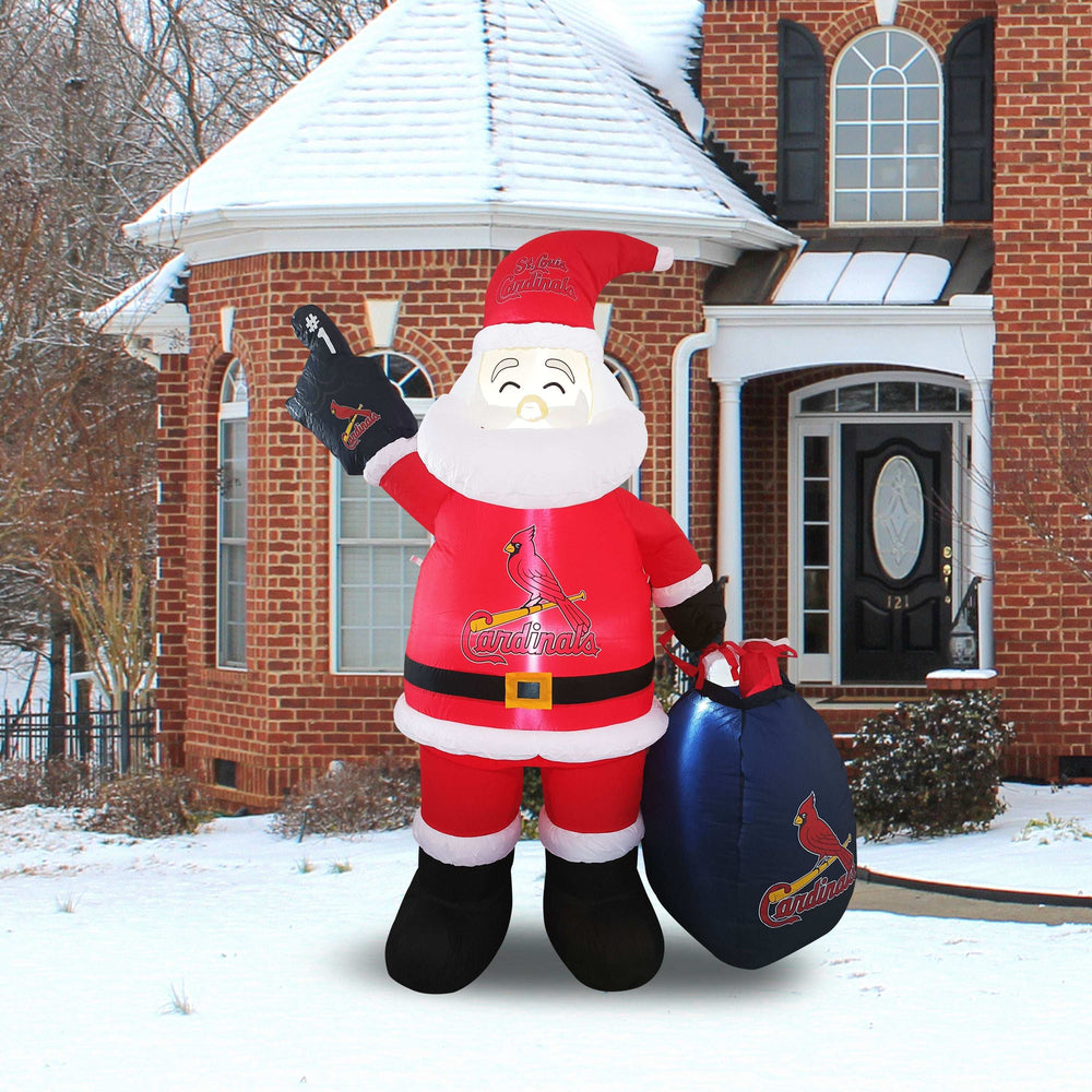 St Louis Cardinals Inflatable Santa - Logo Brands - Flyclothing LLC