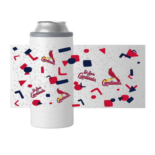 St Louis Cardinals 12oz Flashback Slim Can Coolie - Logo Brands - Flyclothing LLC