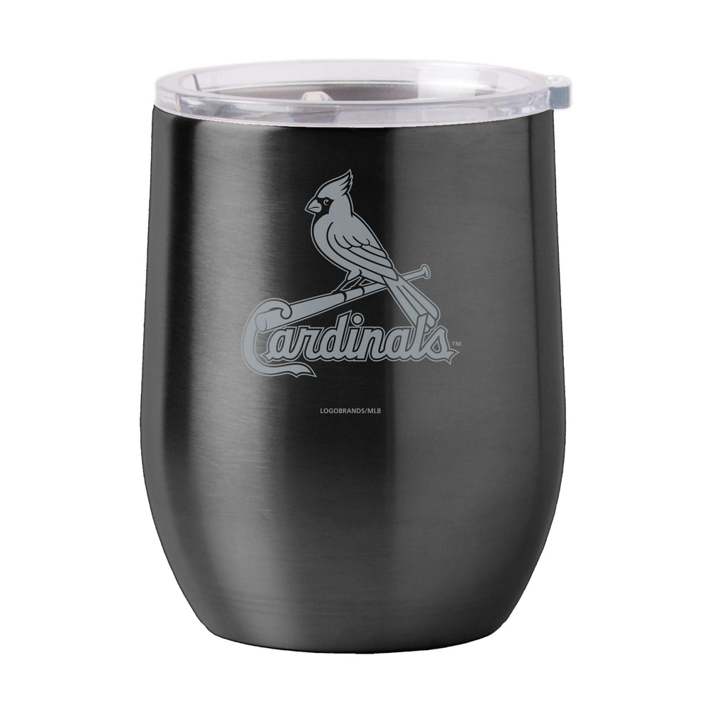 St Louis Cardinals 16oz Stainless Curved Beverage - Logo Brands - Flyclothing LLC