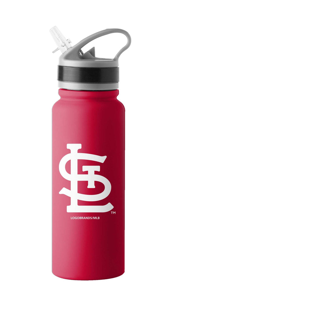 St Louis Cardinals 25oz Stainless Single Wall Flip Top Bottle - Logo Brands - Flyclothing LLC