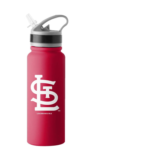 St Louis Cardinals 25oz Stainless Single Wall Flip Top Bottle - Logo Brands - Flyclothing LLC