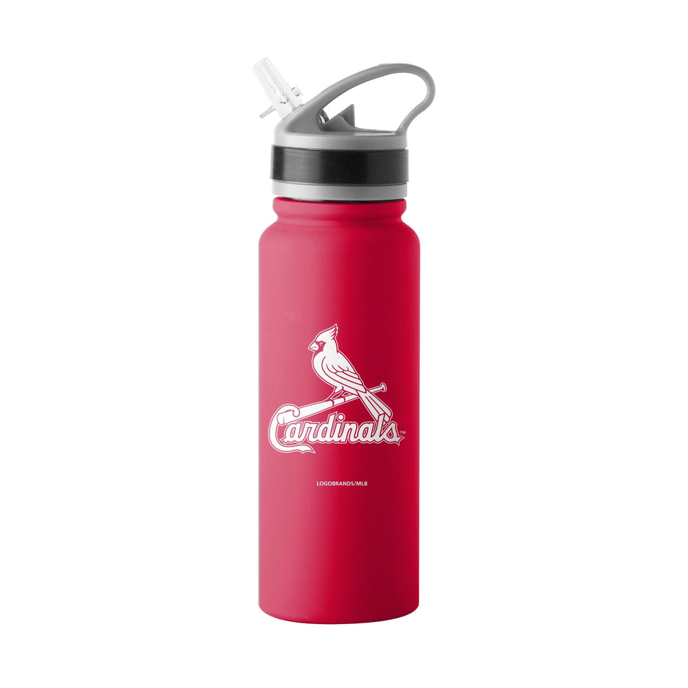 St Louis Cardinals 25oz Stainless Single Wall Flip Top Bottle - Logo Brands - Flyclothing LLC