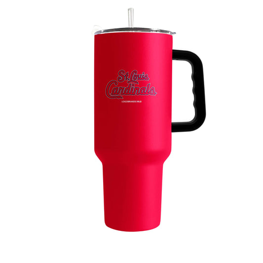 St Louis Cardinals 40oz Flipside Powder Coat Tumbler - Logo Brands - Flyclothing LLC
