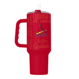 St. Louis Cardinals 40oz Replay Powder Coat Tumbler - Logo Brands - Flyclothing LLC