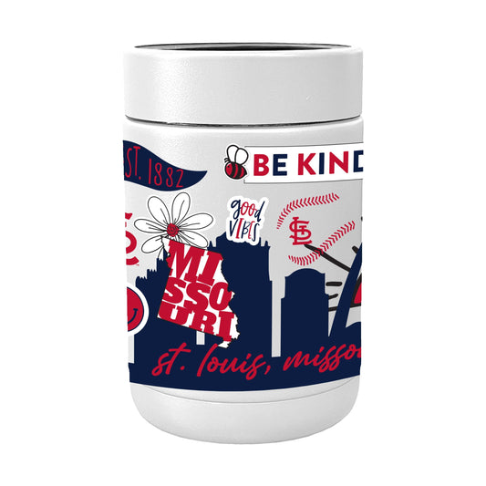 St. Louis Cardinals Powder Native Coat Coolie - Logo Brands - Flyclothing LLC