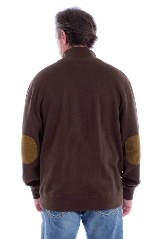 Scully Leather Farthest Point Pullover Quarter Zip/Button Sweater - Scully Leather