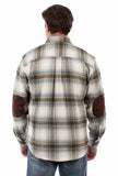 Scully Leather Olive BRAWNY FLANNEL Jacket - Scully Leather