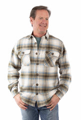 Scully Leather Olive BRAWNY FLANNEL Jacket Scully Leather