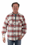 Scully Leather Rust BRAWNY FLANNEL Jacket - Scully Leather