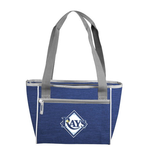 TB Rays Crosshatch 16 Can Cooler Tote - Logo Brands - Flyclothing LLC