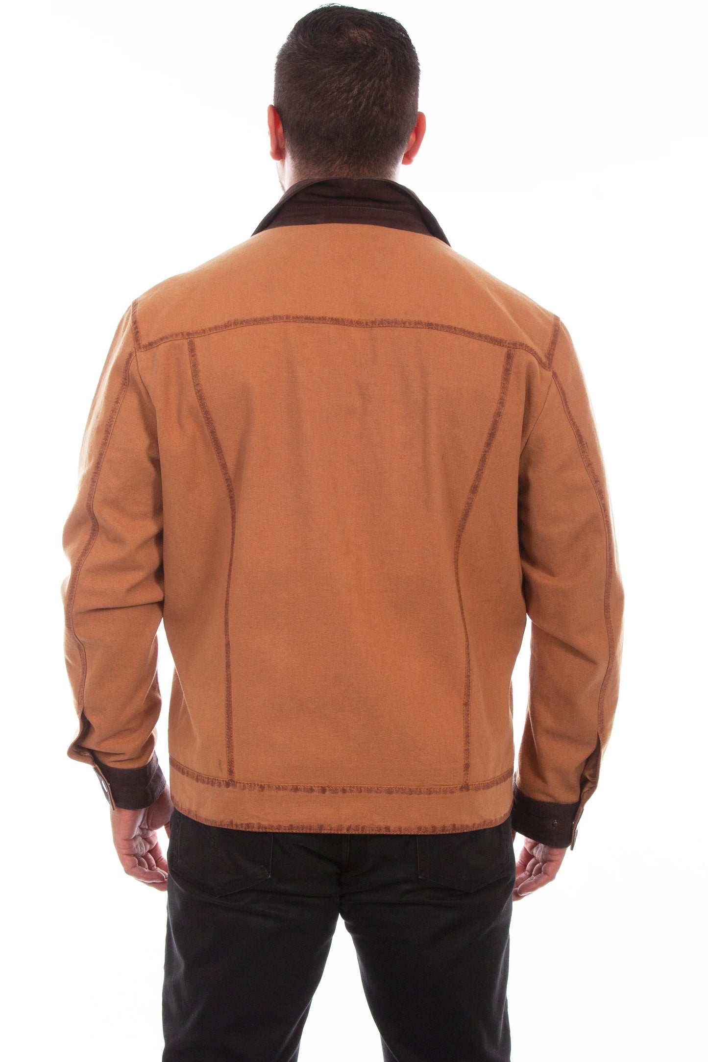 farthest point tan canvas w/leather trim - Scully Leather - Flyclothing LLC