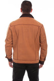 farthest point tan canvas w/leather trim - Scully Leather