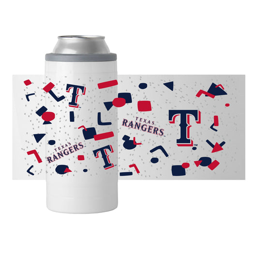 Texas Rangers 12oz Flashback Slim Can Coolie - Logo Brands - Flyclothing LLC