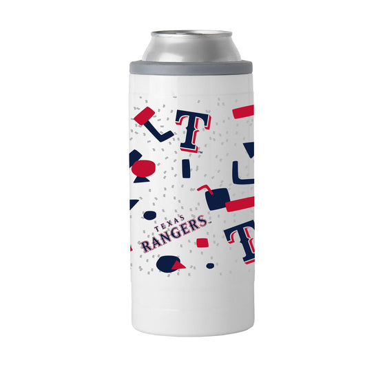 Texas Rangers 12oz Flashback Slim Can Coolie - Logo Brands - Flyclothing LLC