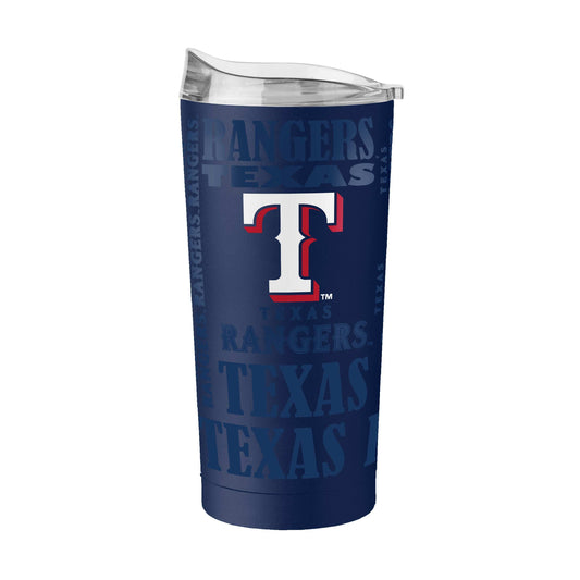 Texas Rangers 20oz Replay Powder Coat Tumbler - Logo Brands - Flyclothing LLC