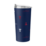 Texas Rangers 20oz Step And Repeat Powder Coat Tumbler - Logo Brands - Flyclothing LLC