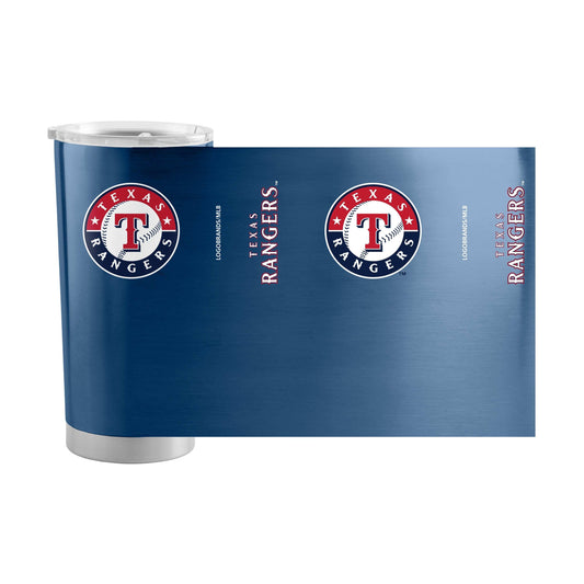 Texas Rangers Circle logo 20oz Stainless Tumbler - Logo Brands - Flyclothing LLC