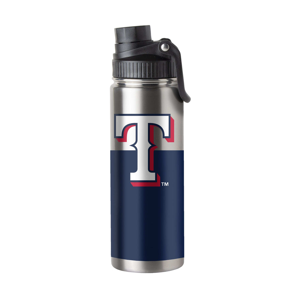 Texas Rangers 21oz Colorblock Twist Top Water Bottle - Logo Brands - Flyclothing LLC