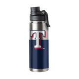 Texas Rangers 21oz Colorblock Twist Top Water Bottle - Logo Brands - Flyclothing LLC