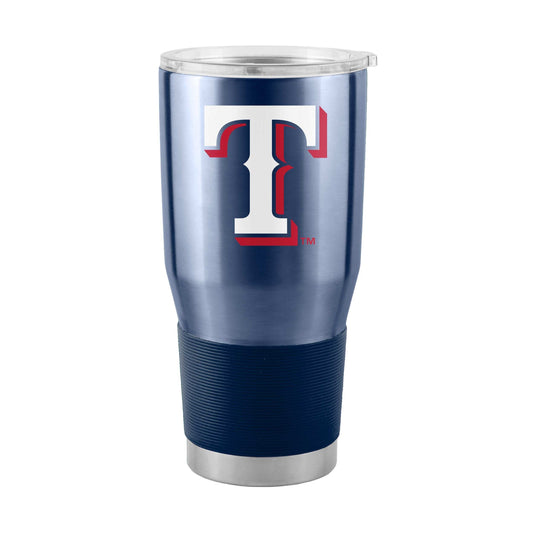 Texas Rangers 30oz Letterman Stainless Tumbler - Logo Brands - Flyclothing LLC