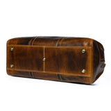The Buffalo Traveller- Caramel - Classy Leather Bags - Flyclothing LLC