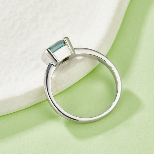 1 Carat Moissanite 925 Sterling Silver Ring - Trendsi
