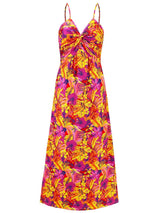 Twisted Printed V-Neck Cami Dress - Trendsi - Flyclothing LLC