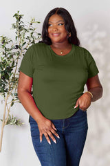 Basic Bae Full Size Round Neck Short Sleeve T-Shirt - ShopBasicbae - Flyclothing LLC